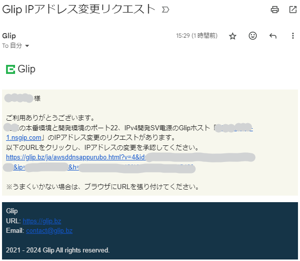 配信メール本文